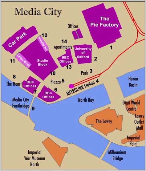 media cuty|media city map.